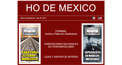 Desktop Screenshot of hodemexico.com